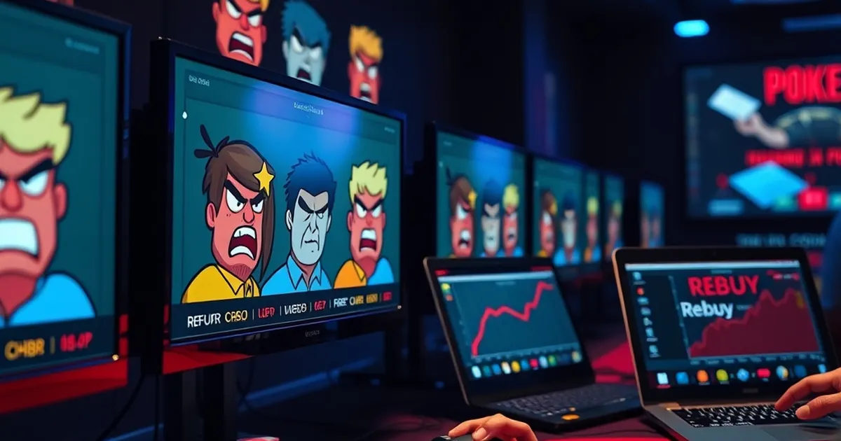 Poker Rebuy Rates Drop 18% When Avatars Show Tilt